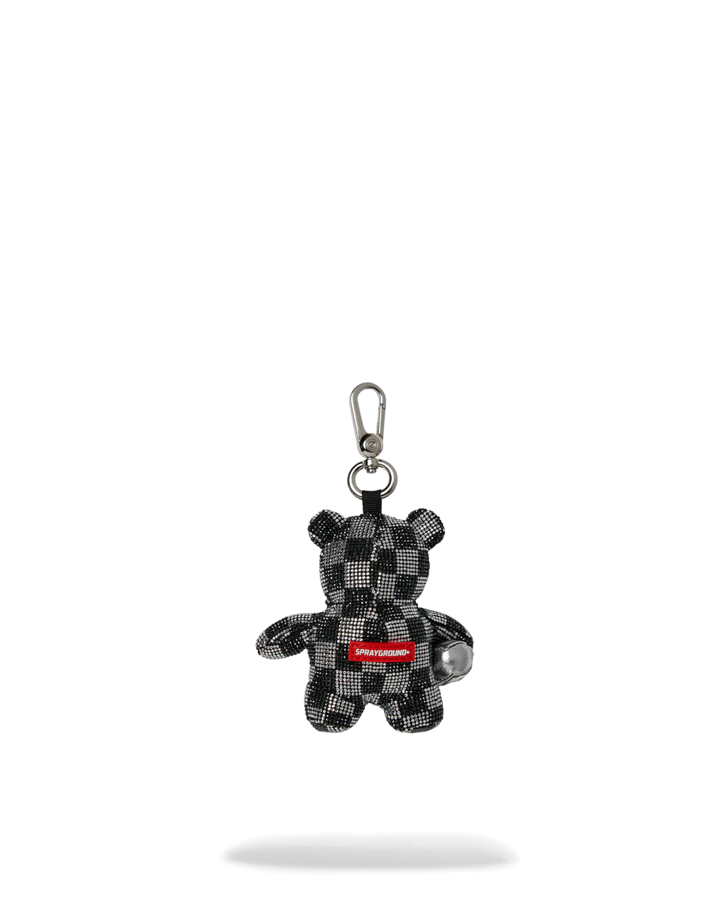 GOLD DIAMOND TEAR BEAR CUB KEYCHAIN