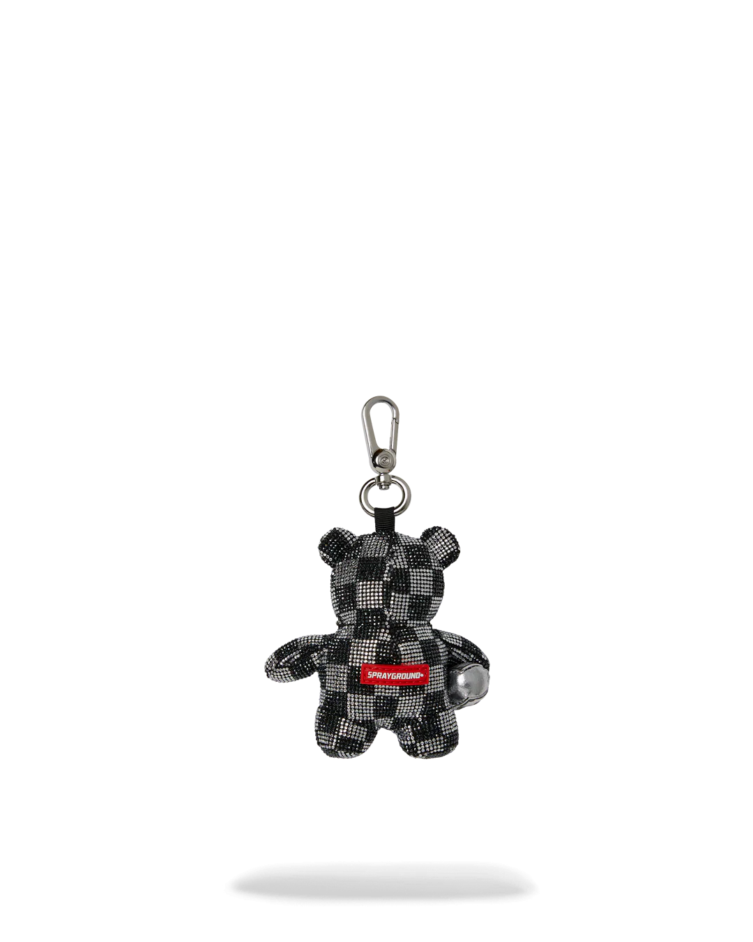 GOLD DIAMOND TEAR BEAR CUB KEYCHAIN