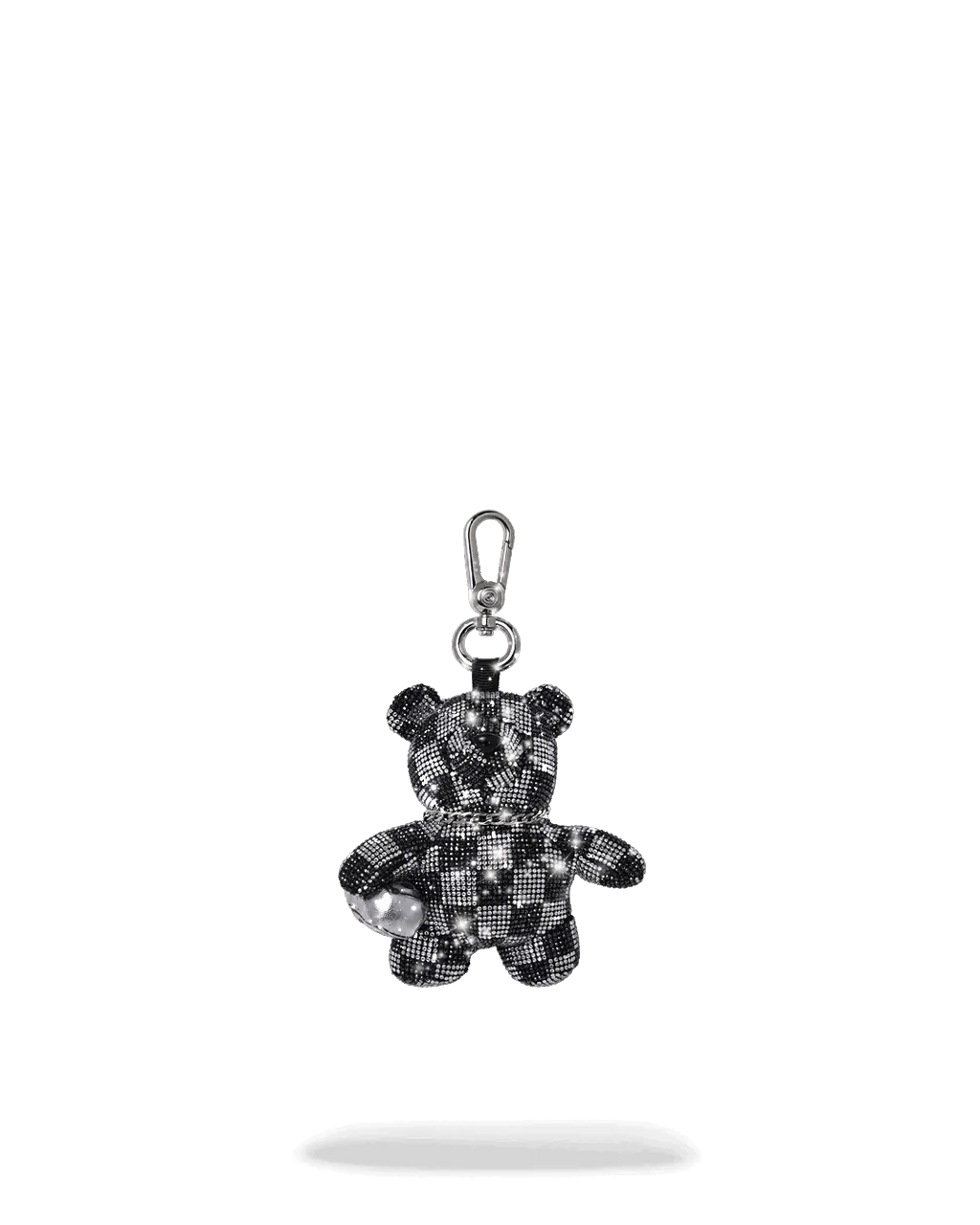 GOLD DIAMOND TEAR BEAR CUB KEYCHAIN