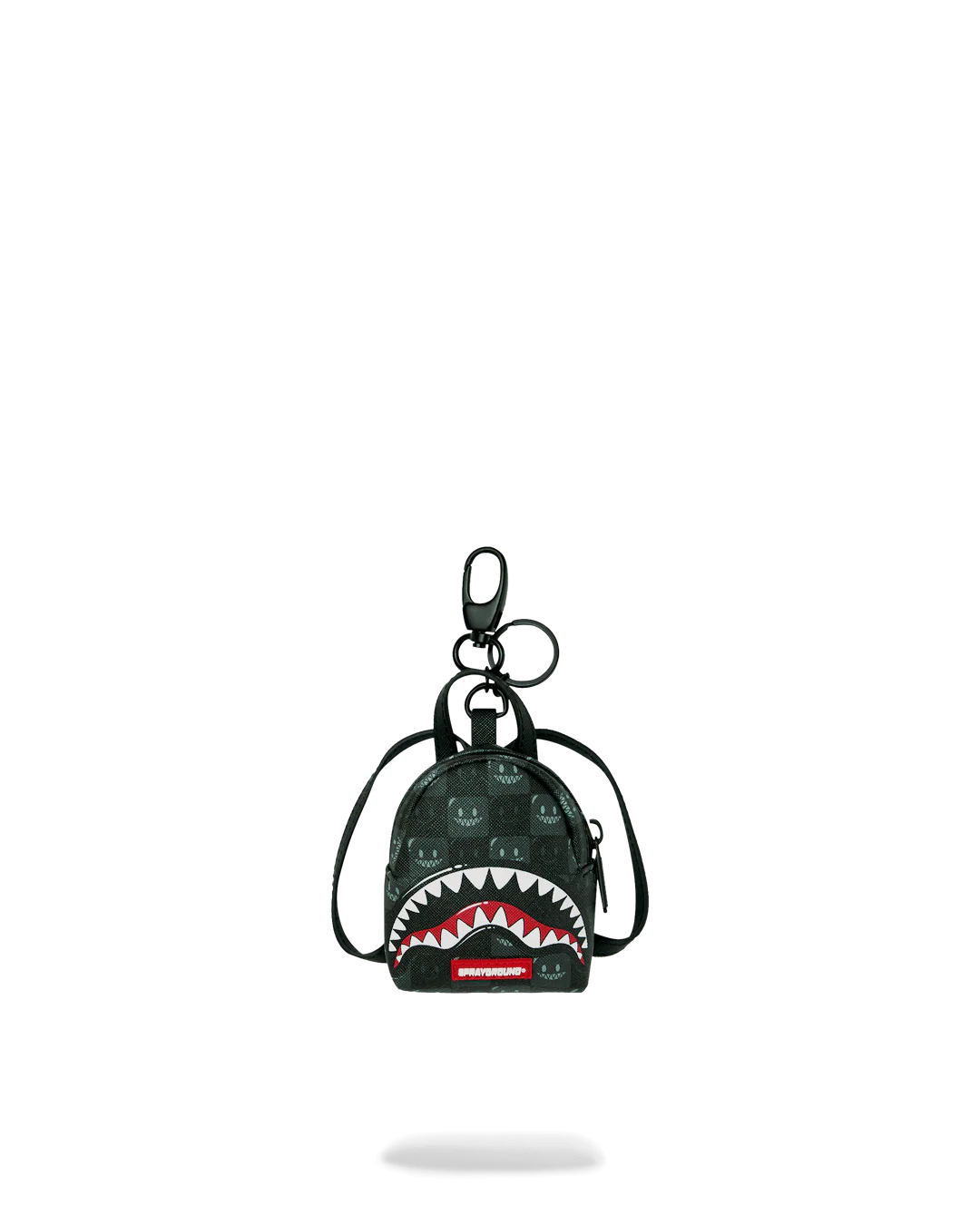 SHARKS IN PARIS WTF BUBBLY BLACK CHECK KEYCHAIN