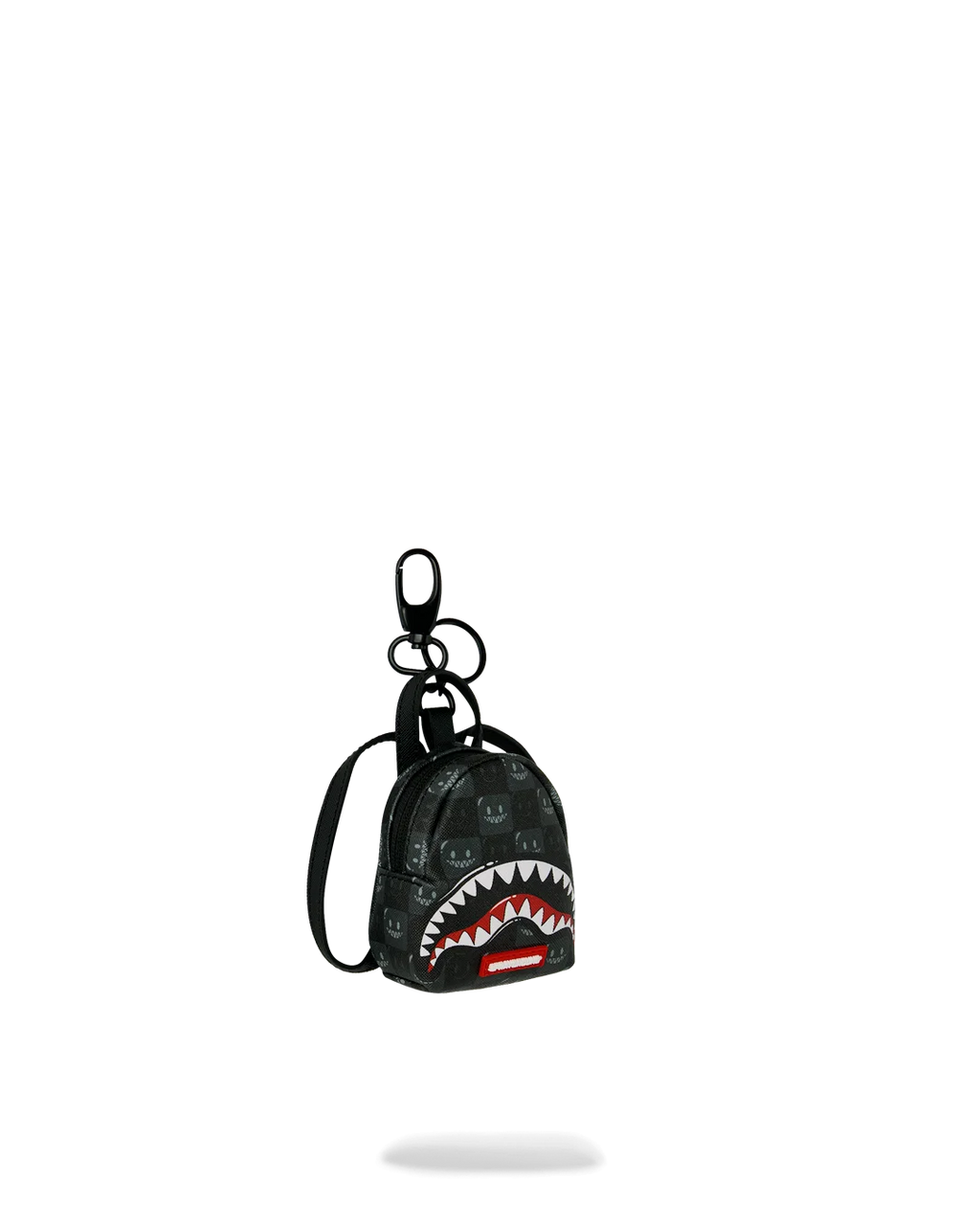 SHARKS IN PARIS WTF BUBBLY BLACK CHECK KEYCHAIN