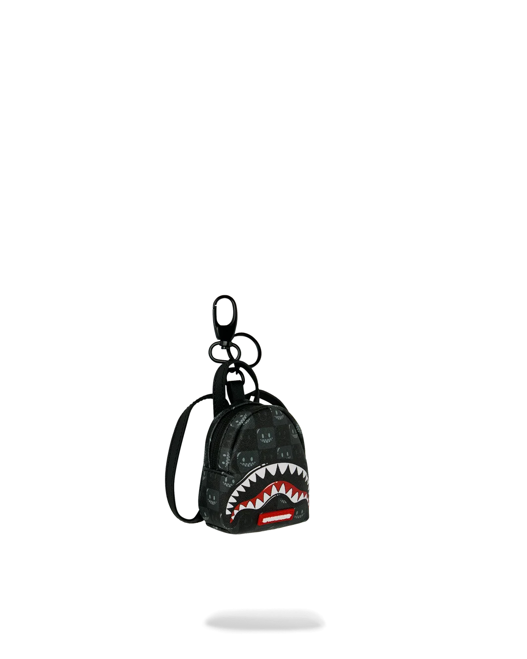 SHARKS IN PARIS WTF BUBBLY BLACK CHECK KEYCHAIN