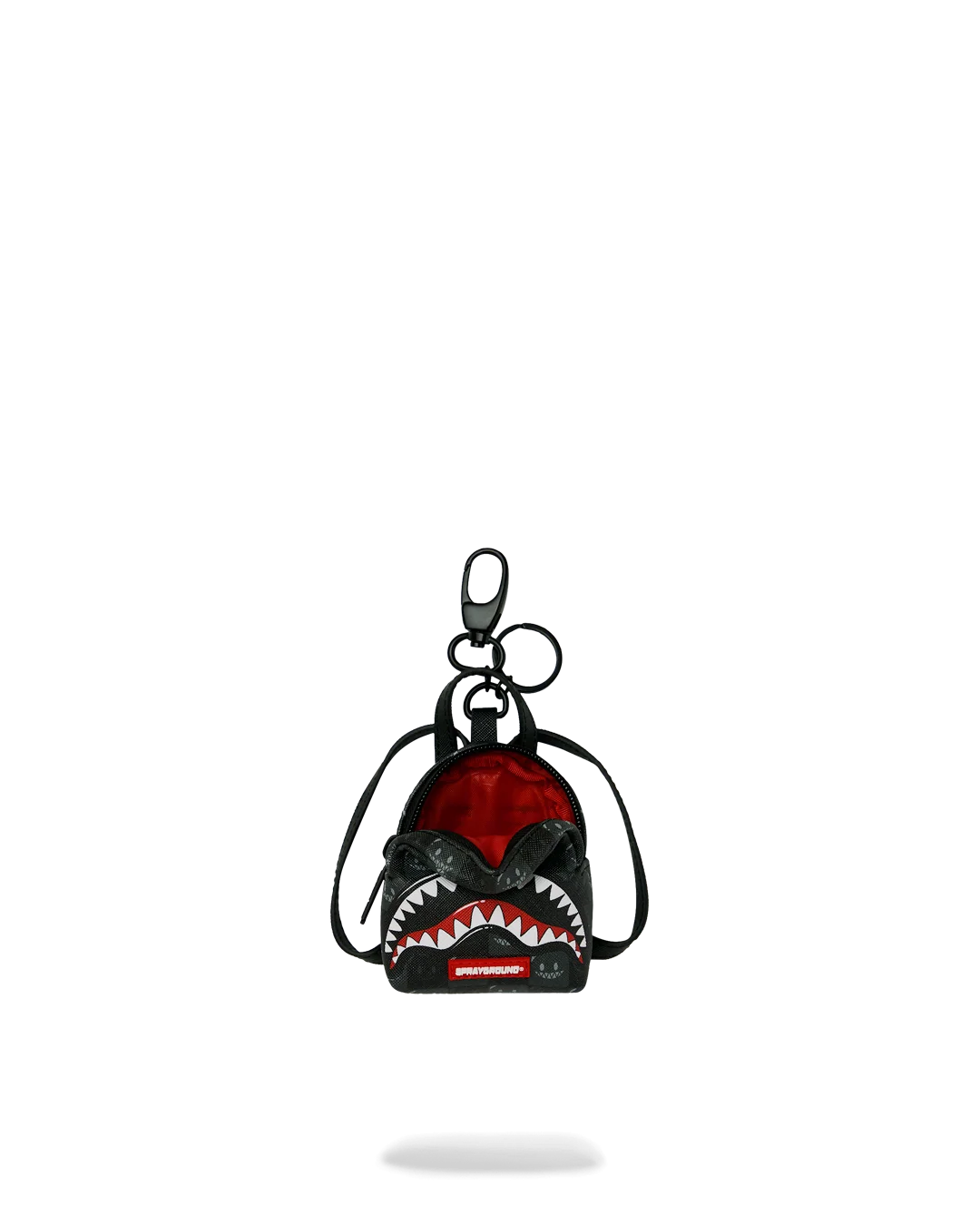 SHARKS IN PARIS WTF BUBBLY BLACK CHECK KEYCHAIN