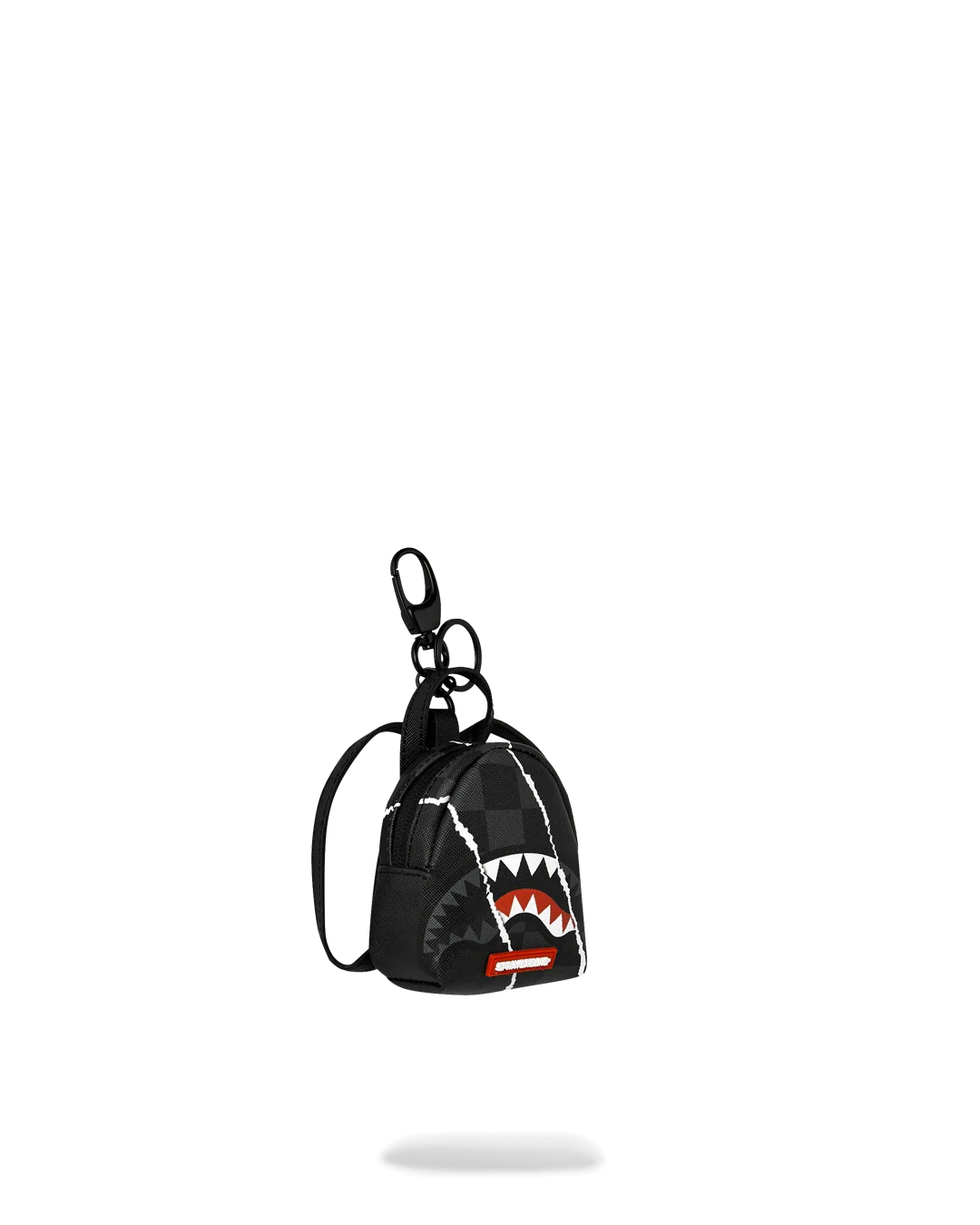 CENTER RIP REVEALING GRAY CHECK BKPBCK KEYCHAIN