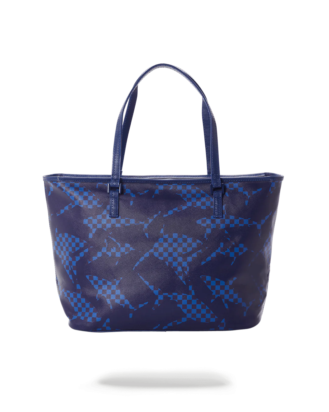 CAMO BLUE SHARK PATTERN TOTE