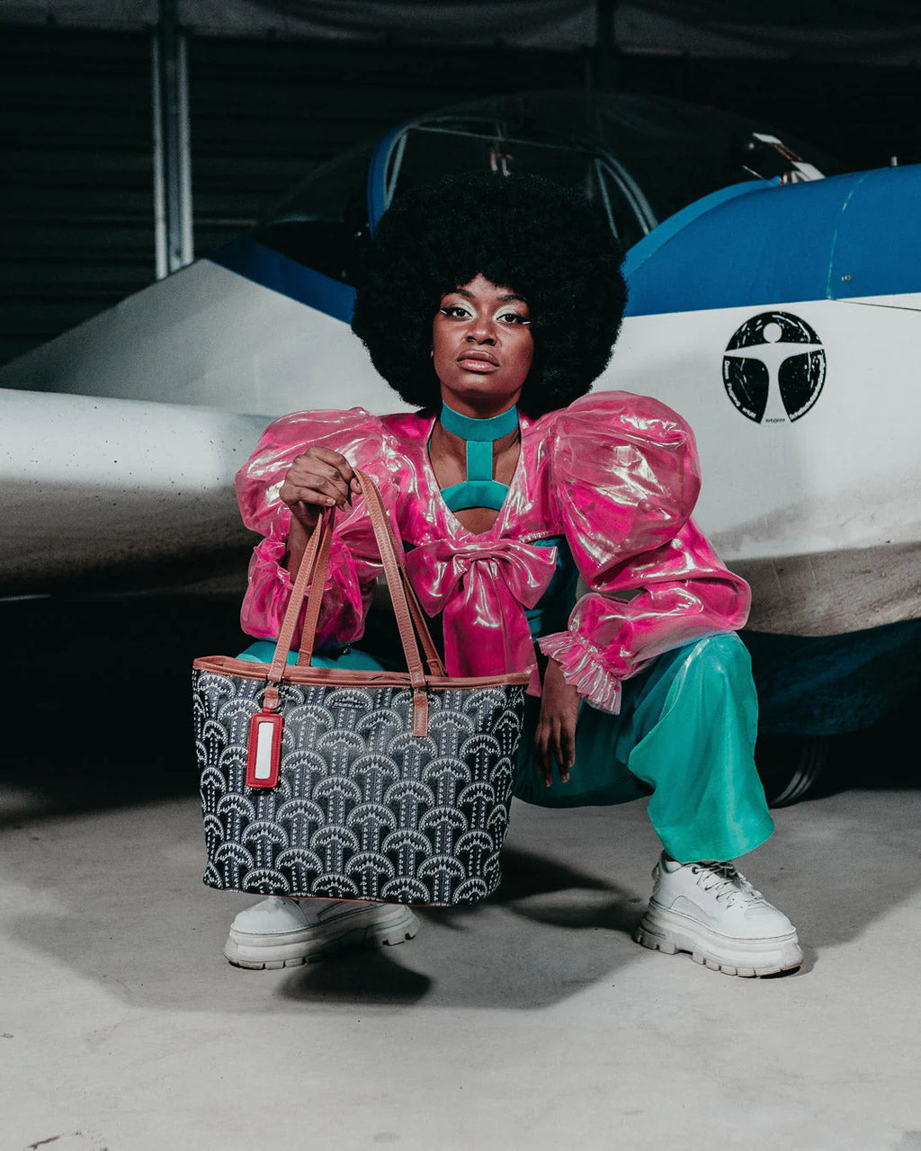 BORSA SPRAYGROUND ILLUCHAINS TOTE NERO