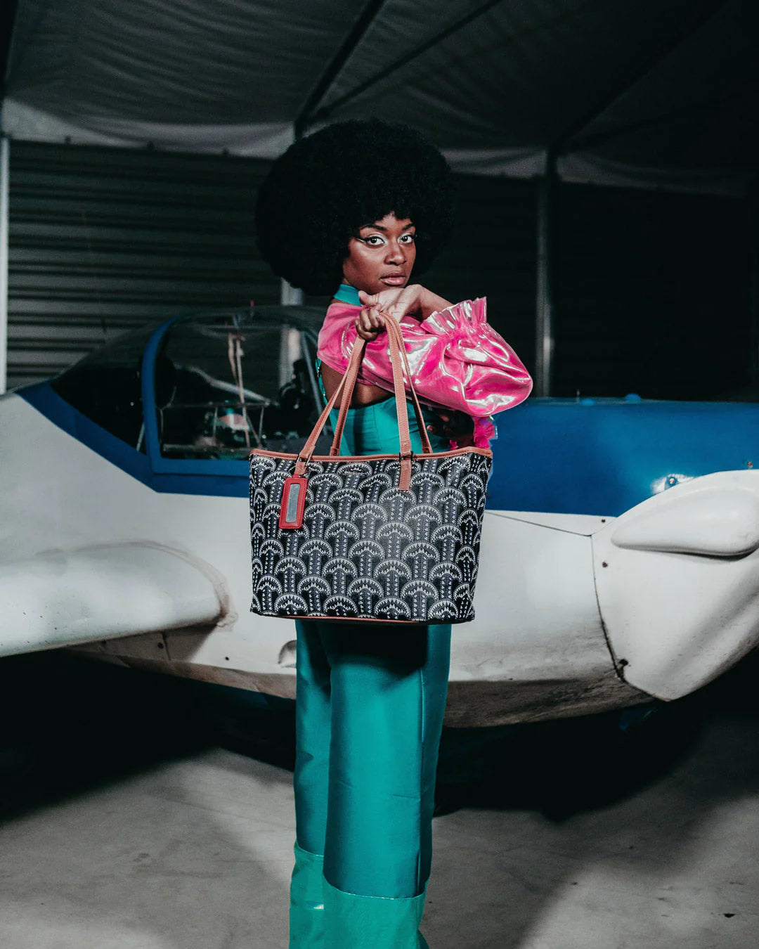 BORSA SPRAYGROUND ILLUCHAINS TOTE NERO