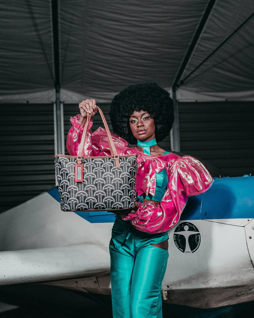 BORSA SPRAYGROUND ILLUCHAINS TOTE NERO