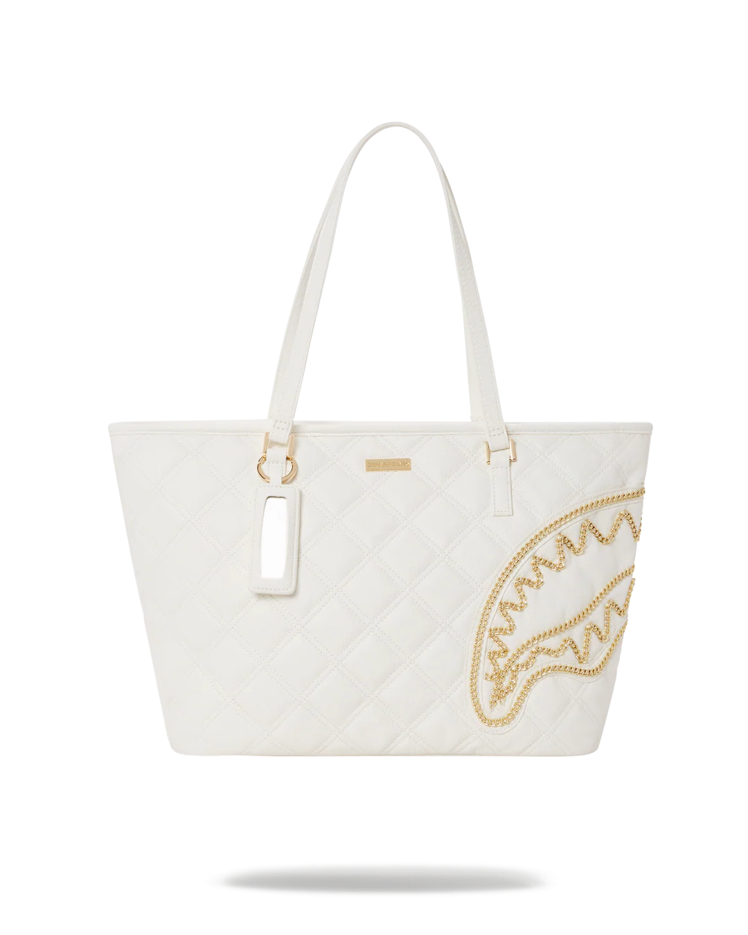 RIVIERA WHITE GOLD TOTE