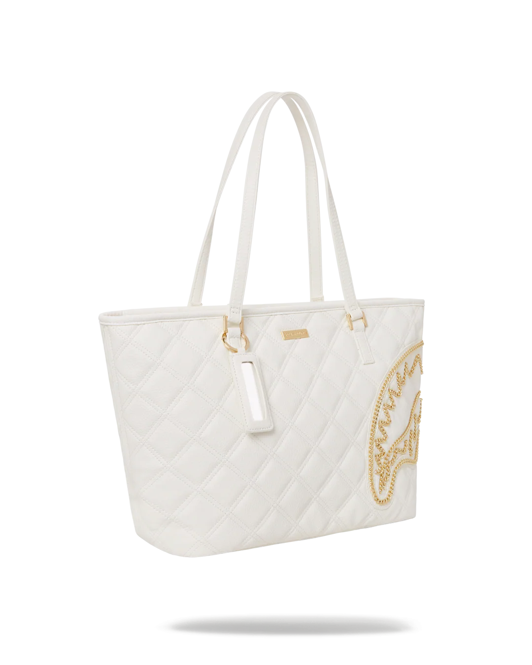 RIVIERA WHITE GOLD TOTE