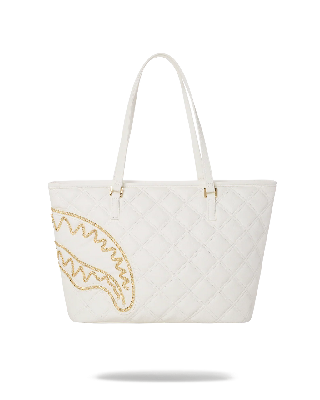 RIVIERA WHITE GOLD TOTE
