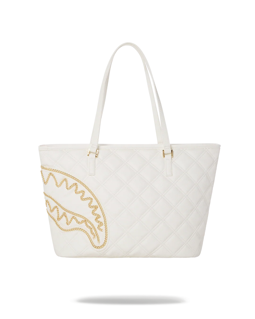 RIVIERA WHITE GOLD TOTE