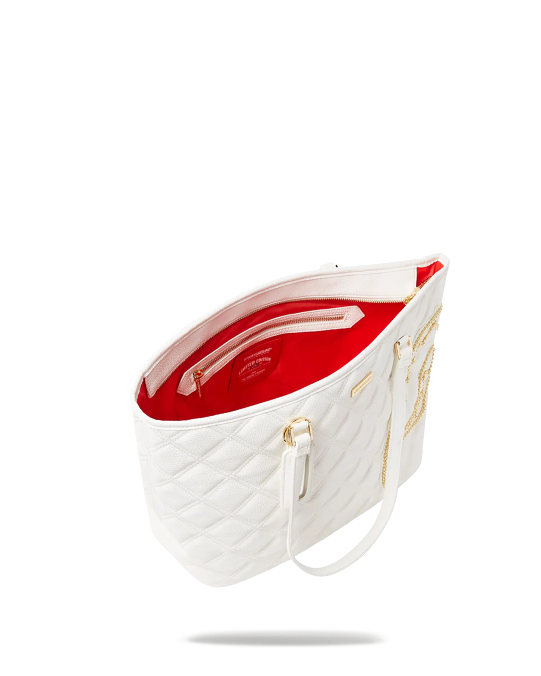 RIVIERA WHITE GOLD TOTE