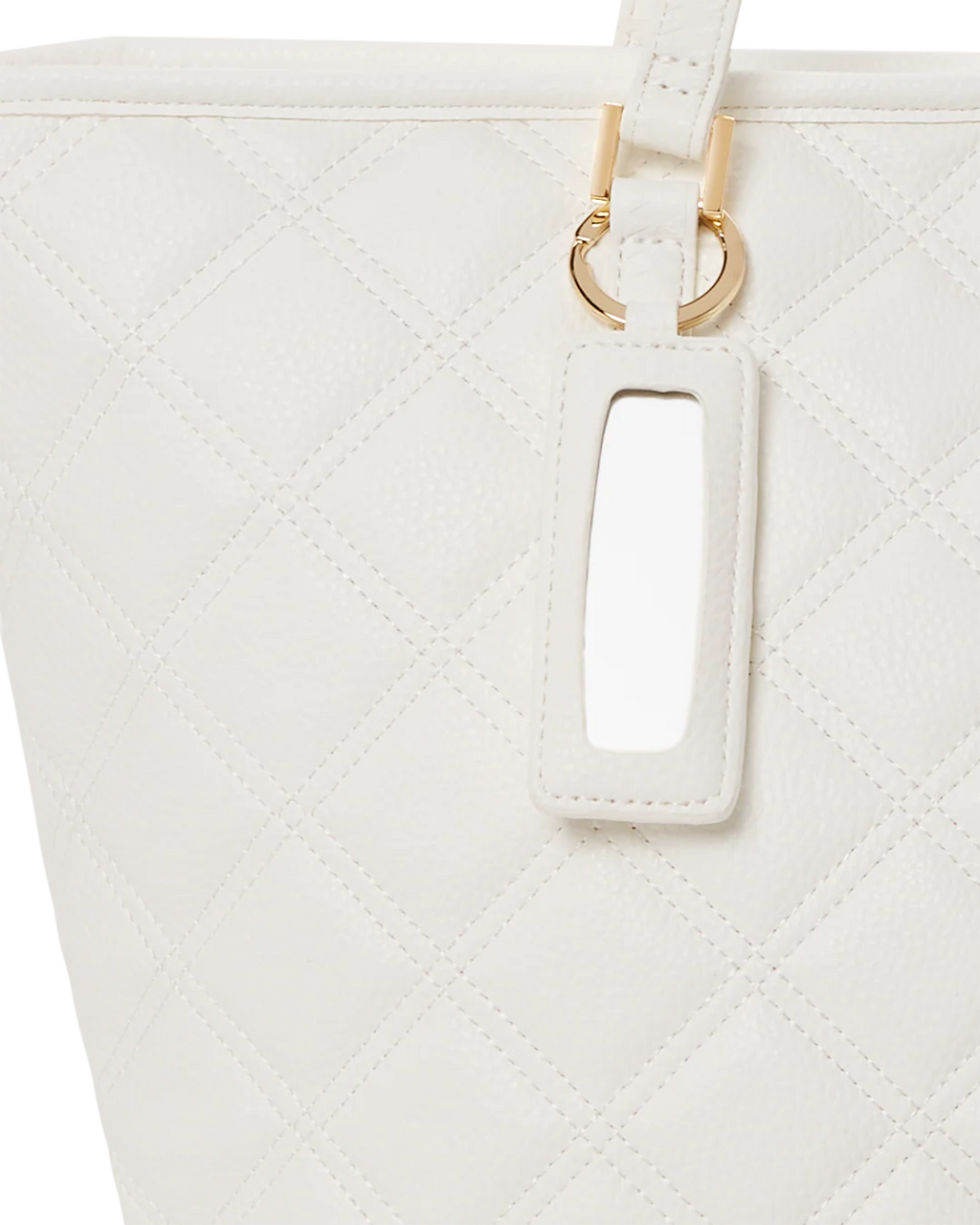 RIVIERA WHITE GOLD TOTE