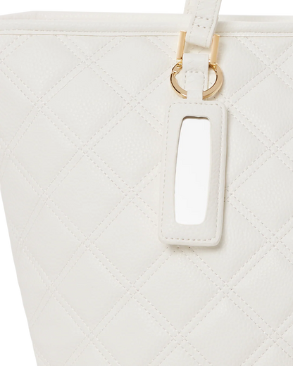 RIVIERA WHITE GOLD TOTE