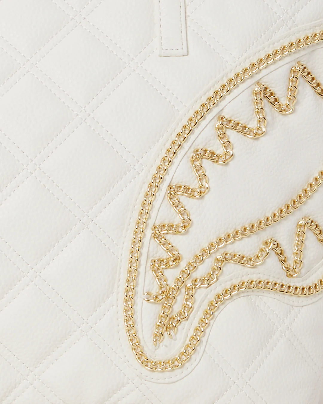 RIVIERA WHITE GOLD TOTE