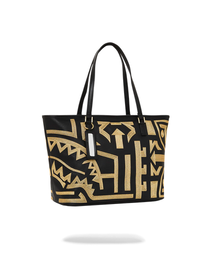 AI TRIBAL GOLD TOTE