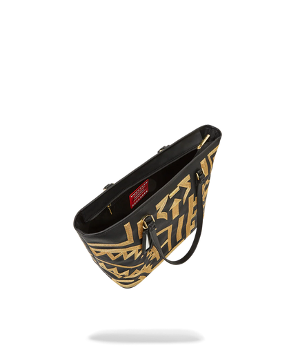 AI TRIBAL GOLD TOTE