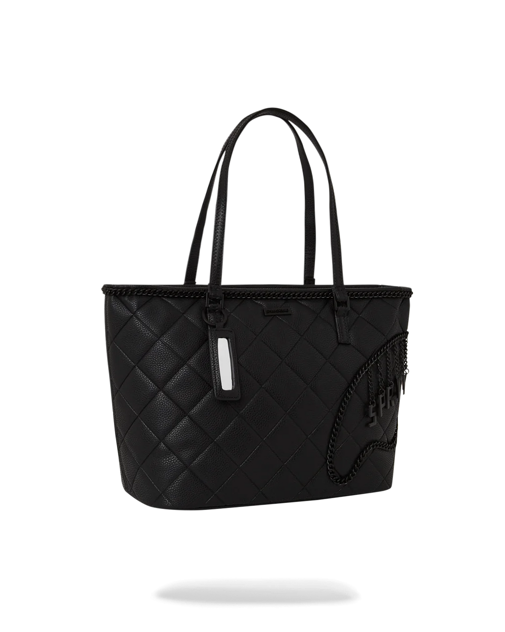 BORSA SPRAYGROUND QUILT WITH 1 LINE STITCH TOTE NERO