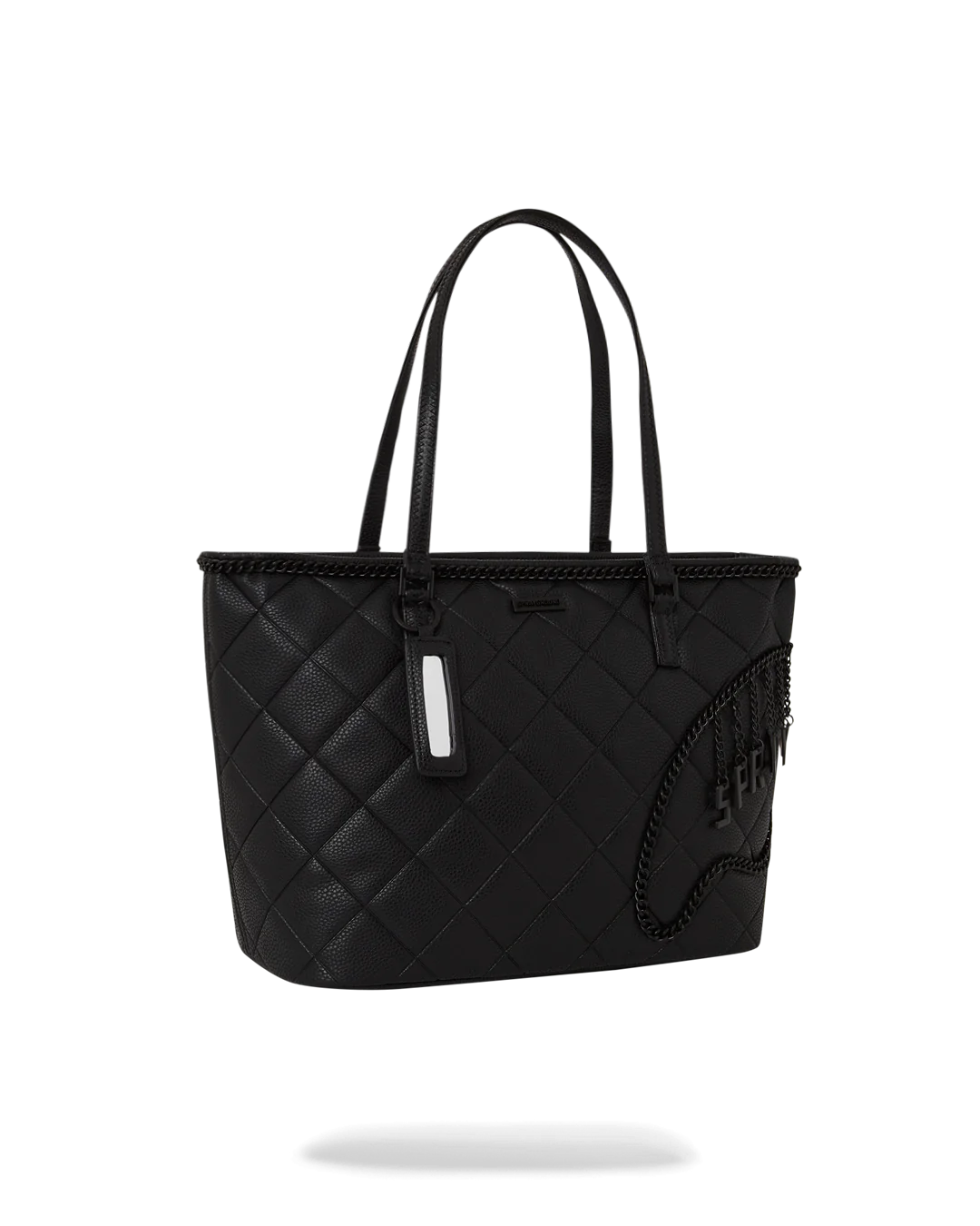 BORSA SPRAYGROUND QUILT WITH 1 LINE STITCH TOTE NERO