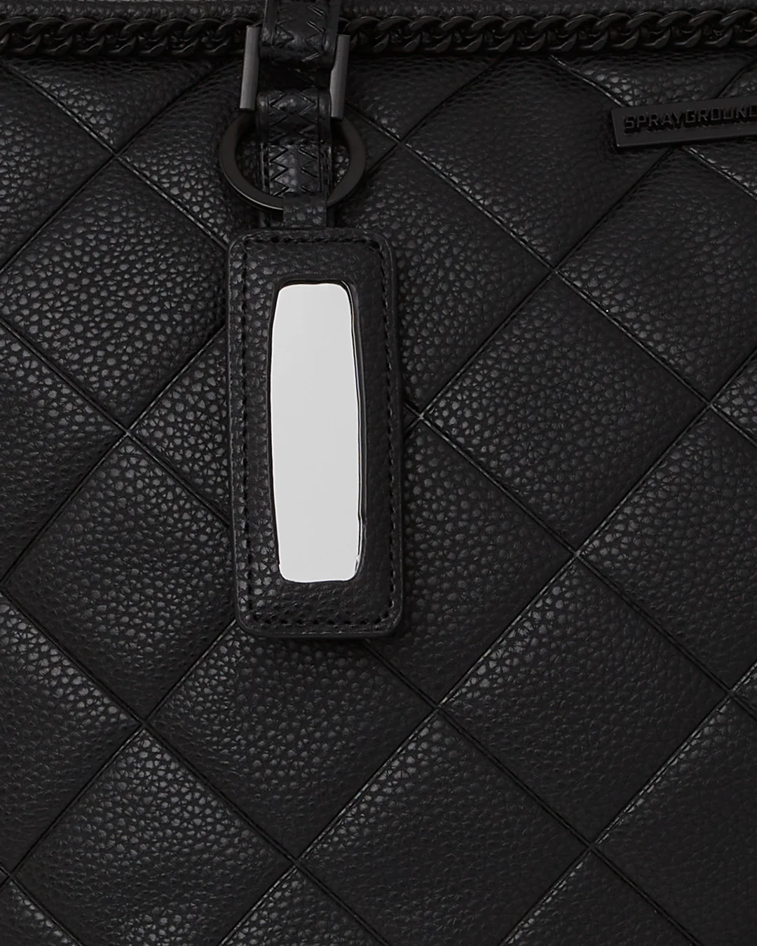 BORSA SPRAYGROUND QUILT WITH 1 LINE STITCH TOTE NERO