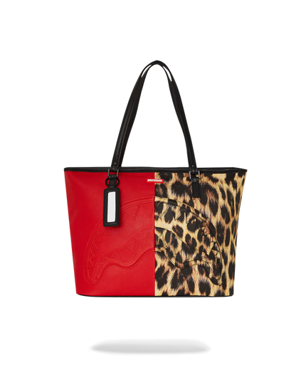 SPLIT CHEETAH TOTE