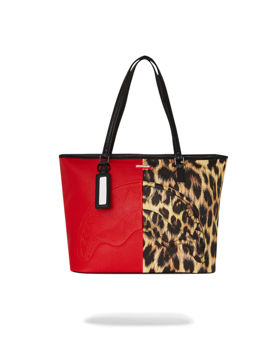 SPLIT CHEETAH TOTE