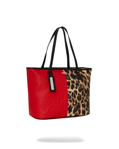 SPLIT CHEETAH TOTE