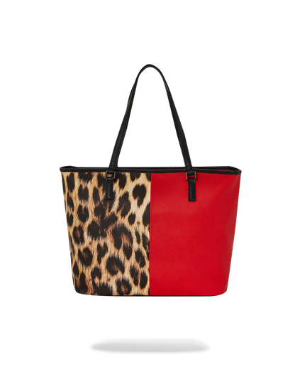 SPLIT CHEETAH TOTE