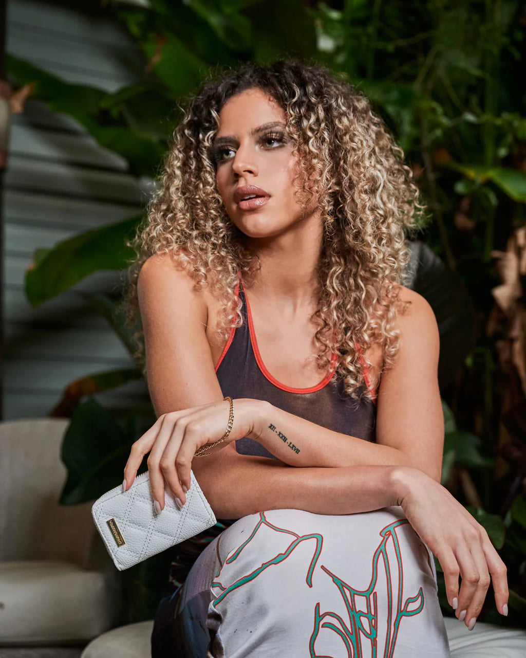 RIVIERA WHITE GOLD WALLET