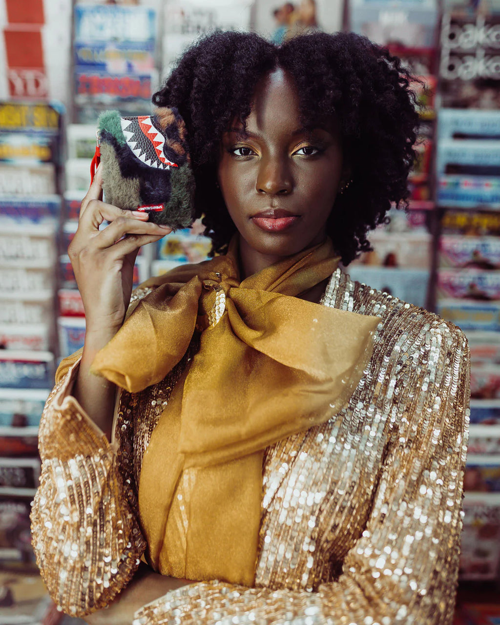 GREEN 3AM FUR WALLET