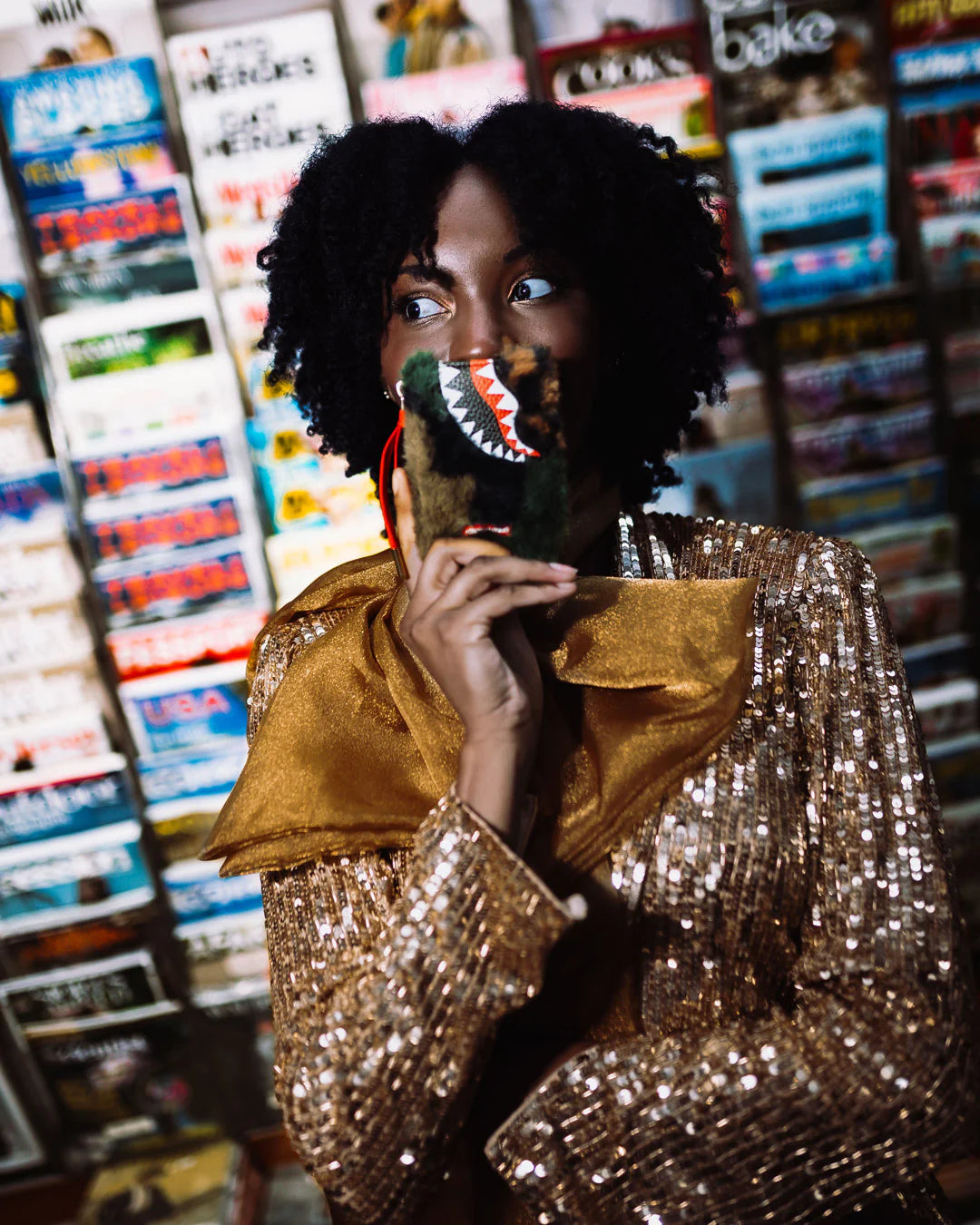 GREEN 3AM FUR WALLET