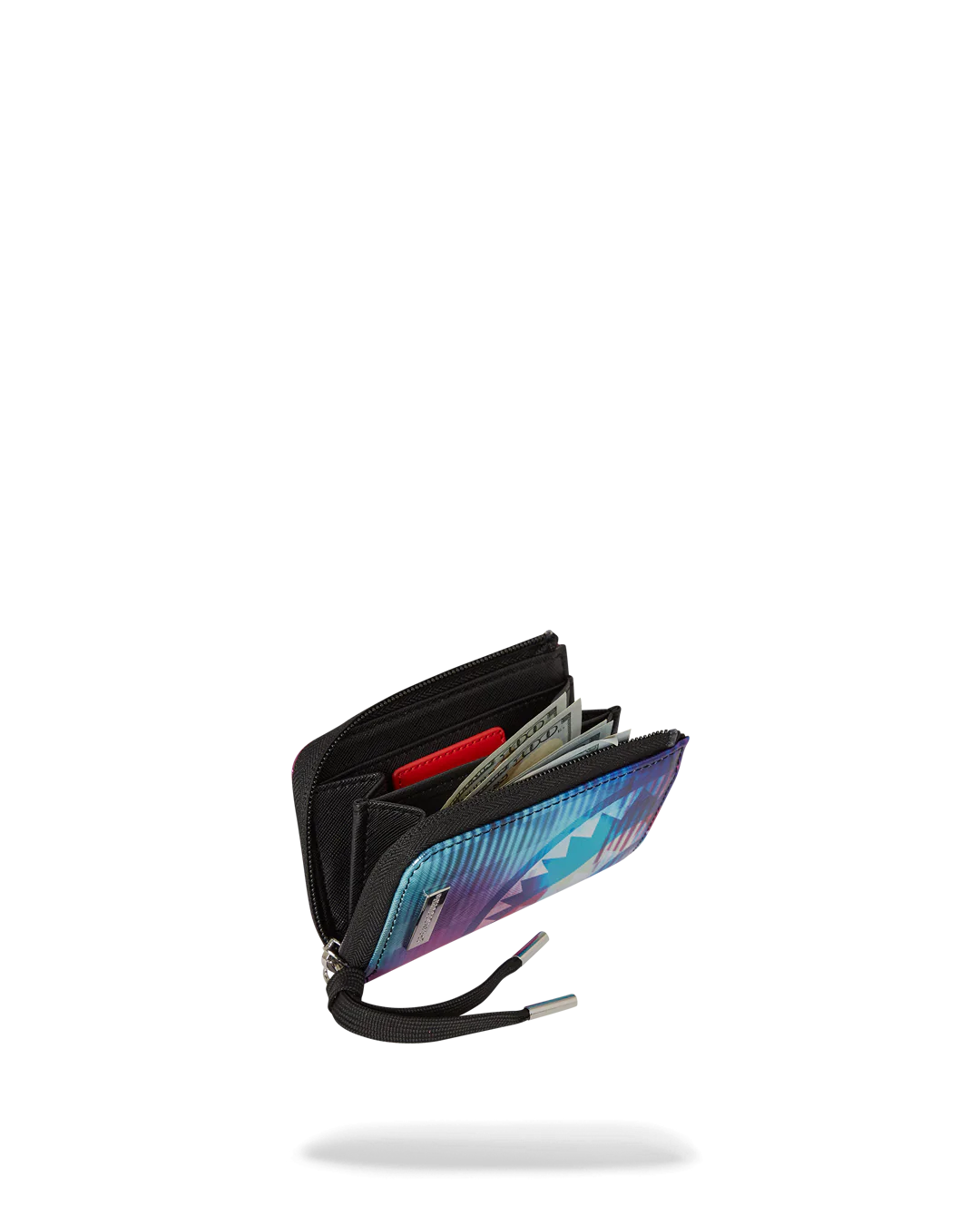PORTAFOGLIO CON PORTAMONETE SPRAYGROUND TYE CHECK WALLET VIOLA