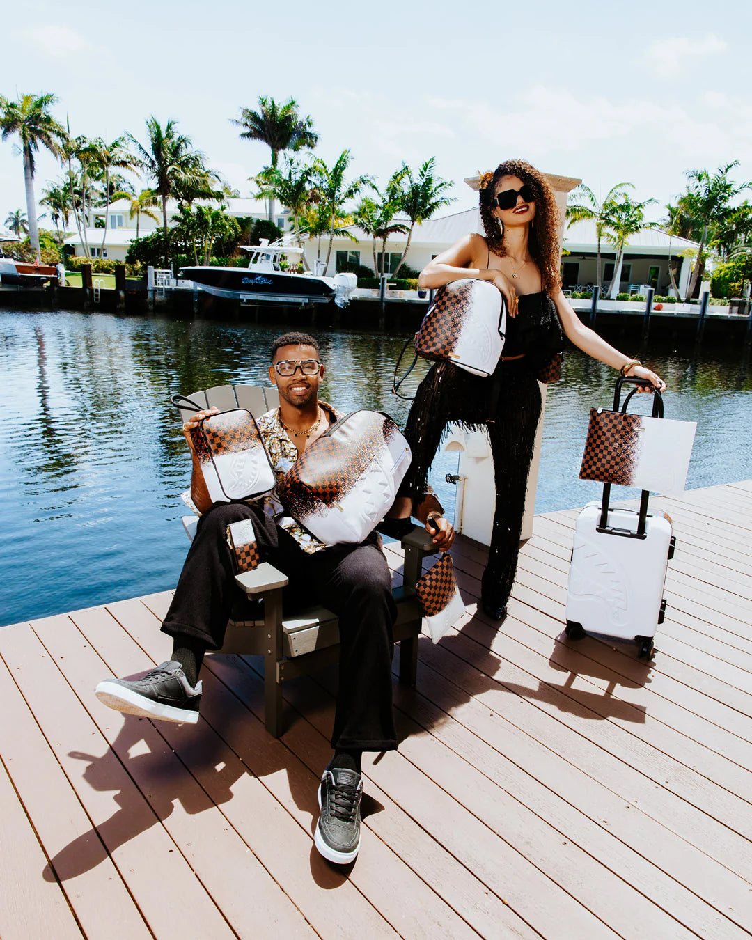 Portafoglio con portamonete Sprayground SPRAY SPLIT WALLET