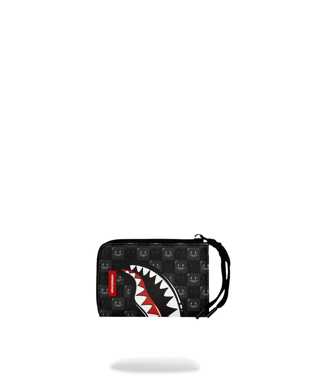 SHARKS IN PARIS WTF BUBBLY BLACK CHECK WALLET