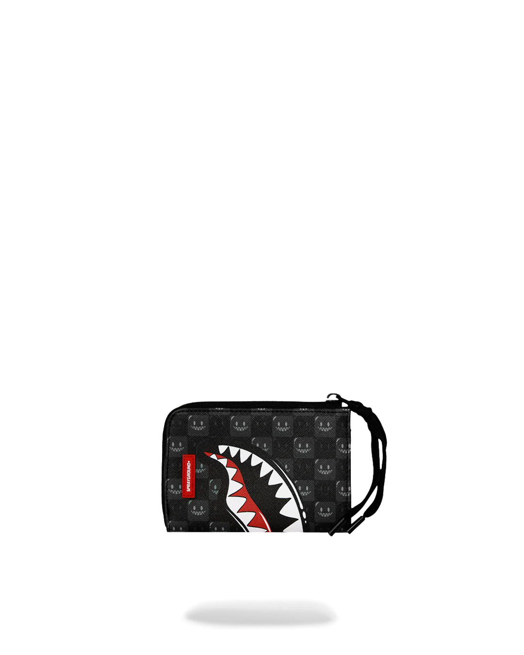 SHARKS IN PARIS WTF BUBBLY BLACK CHECK WALLET
