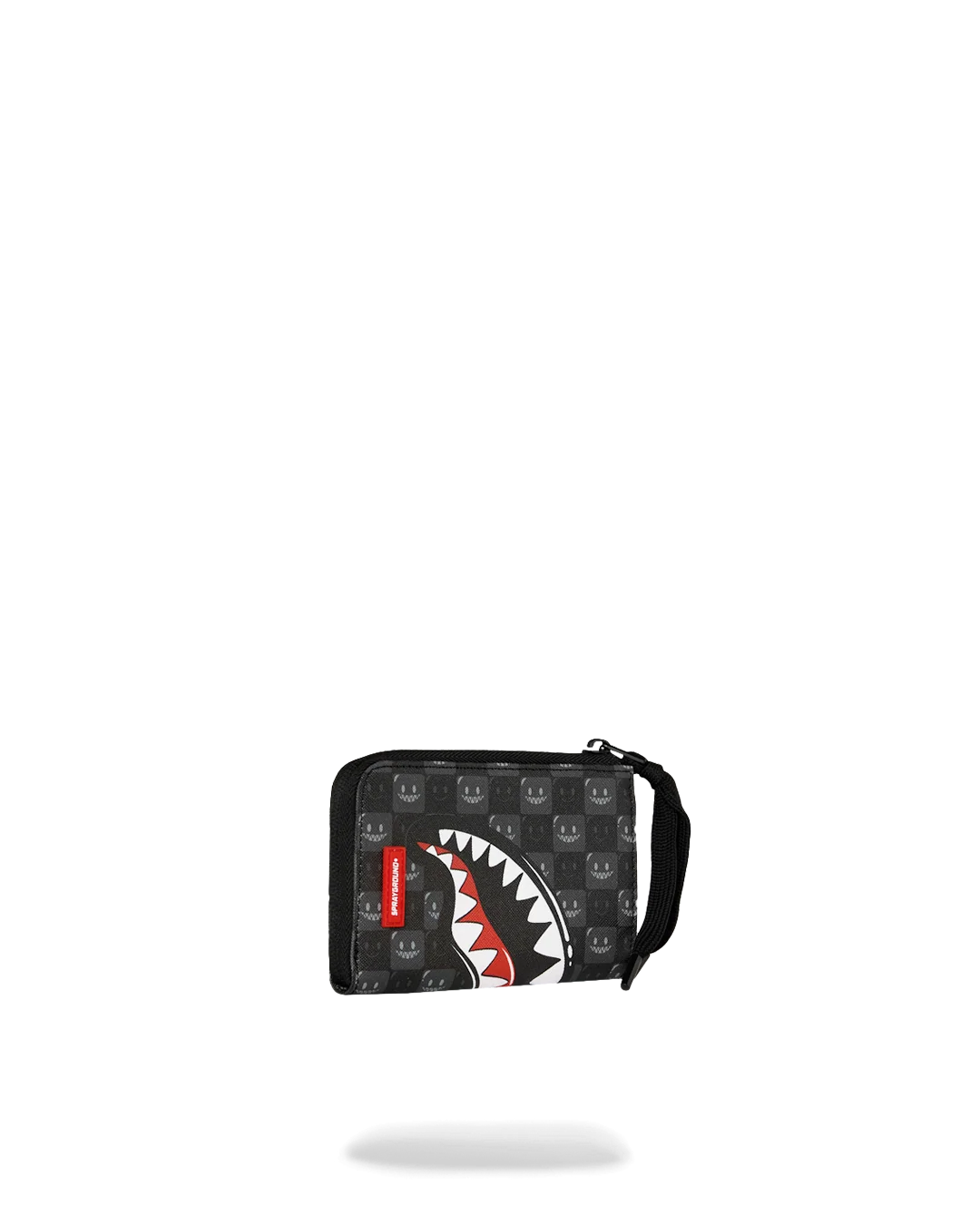 SHARKS IN PARIS WTF BUBBLY BLACK CHECK WALLET