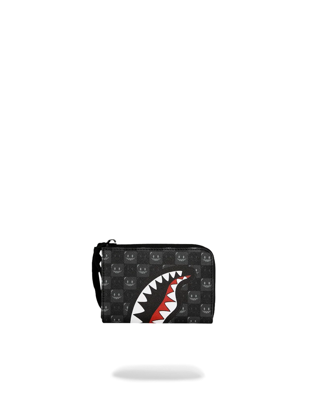 SHARKS IN PARIS WTF BUBBLY BLACK CHECK WALLET