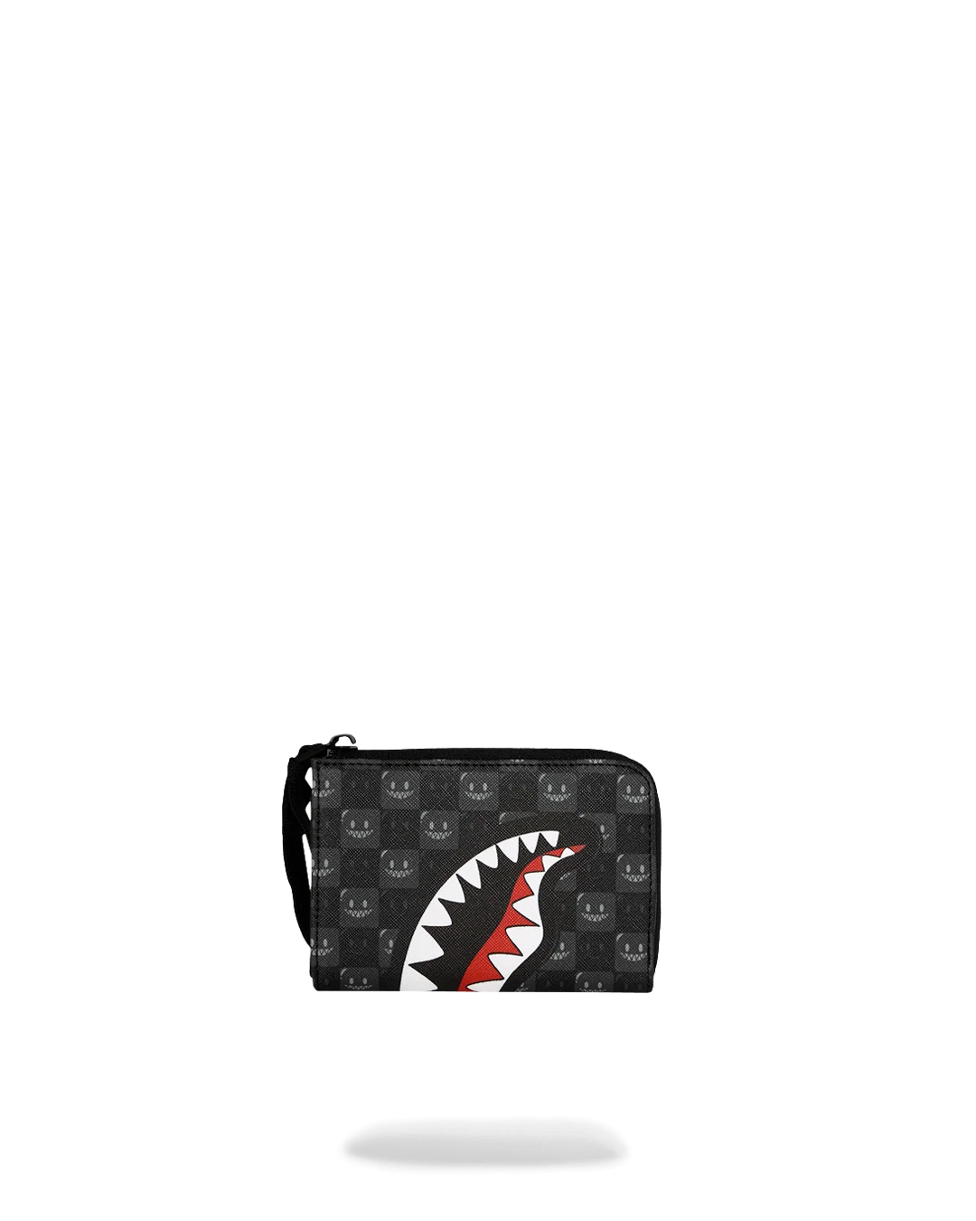 SHARKS IN PARIS WTF BUBBLY BLACK CHECK WALLET