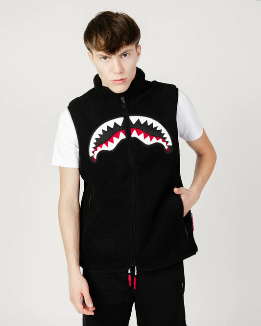 SPRAYGROUND GILETS GILET TEDDY BLACK