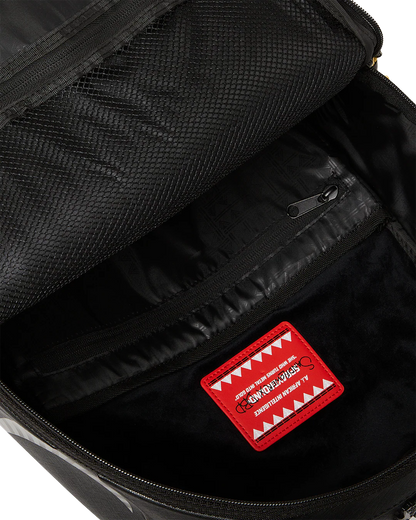 AI WONDERLAND GOLD AND BLACK BACKPACK