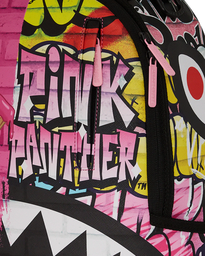 PINK PANTHER PAINTING OVER GRAFFITI DLXR BACKPACK