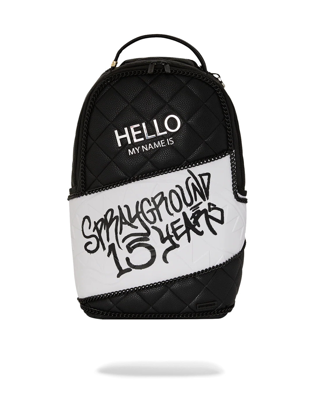 HELLO MY NAME IS 15 YEARS QUILTED BACKPACK