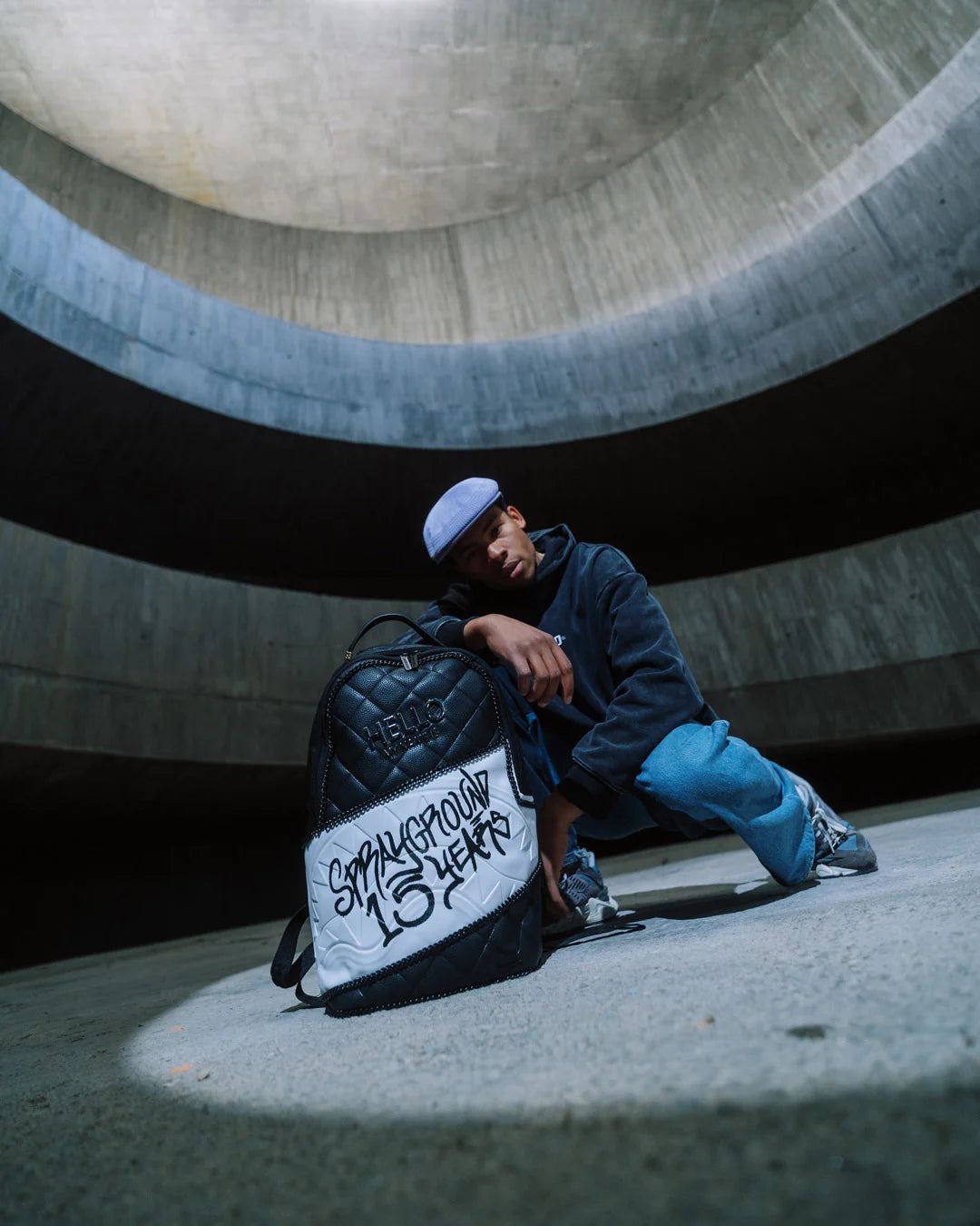 HELLO MY NAME IS 15 YEARS QUILTED BACKPACK