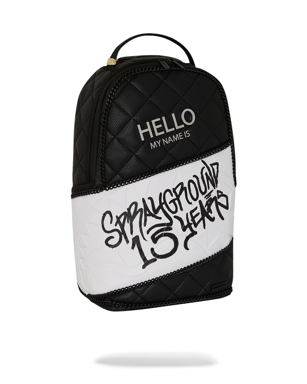 HELLO MY NAME IS 15 YEARS QUILTED BACKPACK