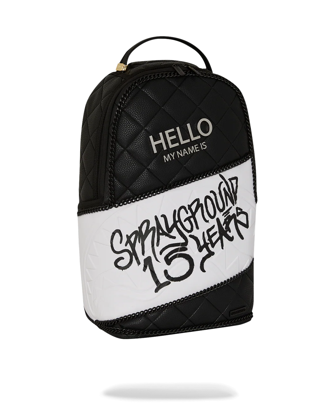 HELLO MY NAME IS 15 YEARS QUILTED BACKPACK