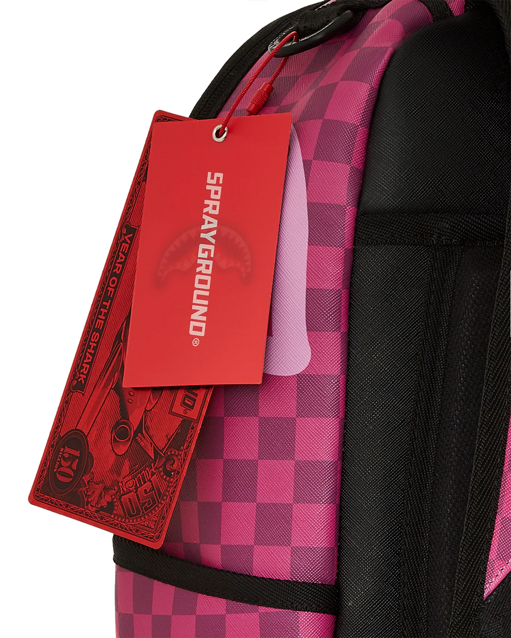 SPLIT SIP PINK CHECK DLXSV BACKPACK