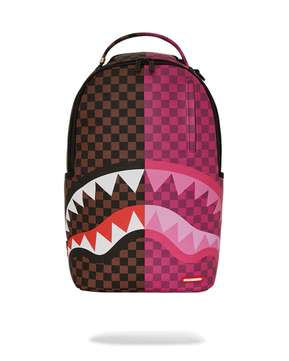 SPLIT SIP PINK CHECK DLXSV BACKPACK