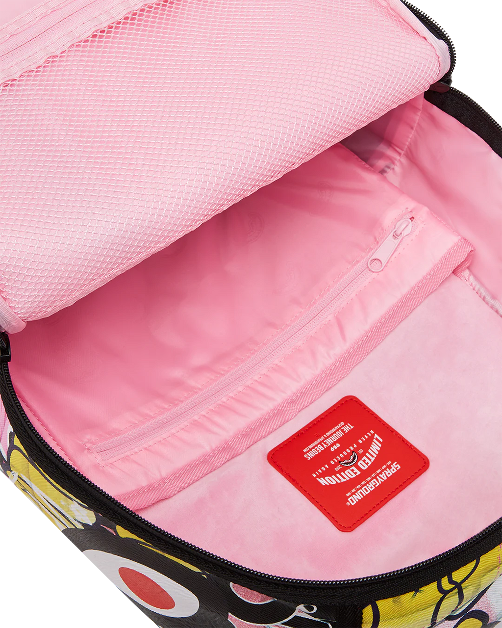 PINK PANTHER PAINTING OVER GRAFFITI DLXR BACKPACK