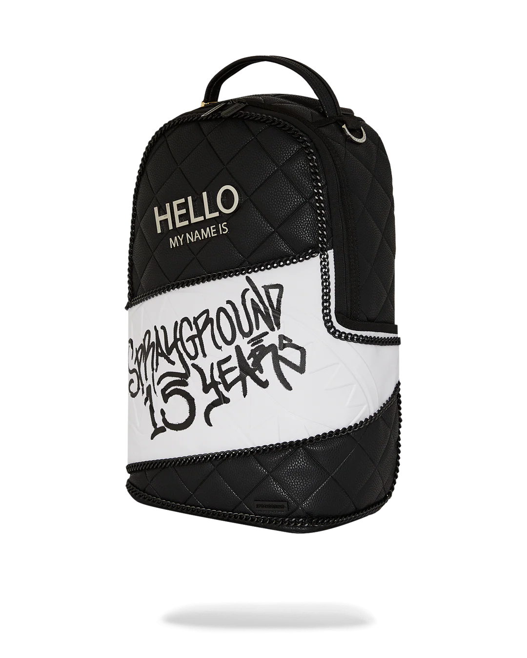 HELLO MY NAME IS 15 YEARS QUILTED BACKPACK